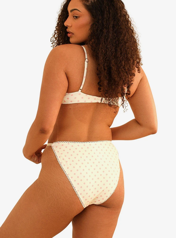 Dippin' Daisy's Primrose Underwire Swim Top Dotted Pink