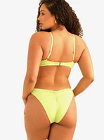 Dippin' Daisy's Palma Scrunch Back Cheeky Swim Bottom Green Tea