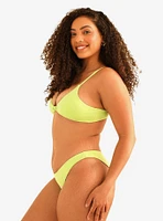 Dippin' Daisy's Palma Scrunch Back Cheeky Swim Bottom Green Tea