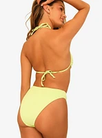 Dippin' Daisy's Christina Tie Straps Bandeau Swim Top Green Tea