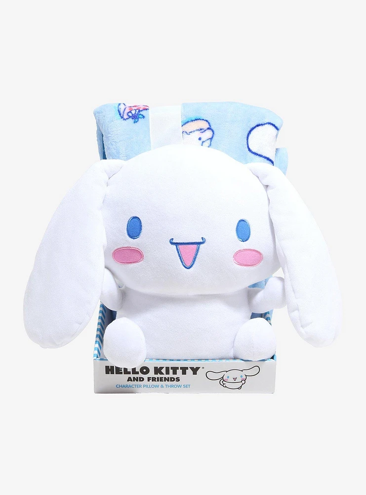 Hello Kitty And Friends Cinnamoroll Plush & Throw Blanket Set