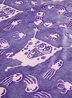 SpongeBob SquarePants Jellyfish Party Glow-In-The-Dark Throw Blanket