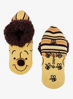 Disney Winnie the Pooh Striped Pooh Bear Slipper Socks - BoxLunch Exclusive