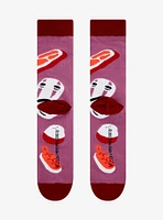 Studio Ghibli Spirited Away No-Face Food Allover Print Crew Socks - BoxLunch Exclusive