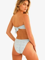 Dippin' Daisy's Lotus Bandeau Swim Top Bella Lace Sky