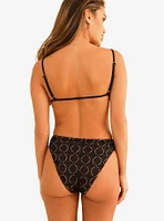 Dippin' Daisy's Seashore High Waisted Swim Bottom Bella Lace Noir