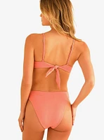 Dippin' Daisy's Seashore High Waisted Swim Bottom Tea Rose Waffle