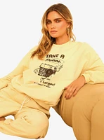 Dippin' Daisy's Take A Picture Crewneck Sweatshirt Vanilla