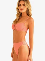 Dippin' Daisy's Diana Underwire Swim Top Tea Rose Waffle