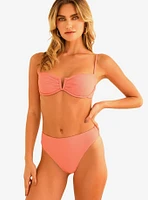 Dippin' Daisy's Diana Underwire Swim Top Tea Rose Waffle