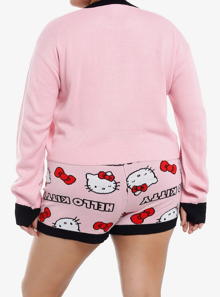 Hello Kitty Knit Girls Lounge Set Plus