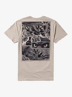 Godzilla Mothra Manga Double-Sided T-Shirt