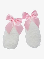 Sweet Society Pink Bow Bunny Ear Hair Clips