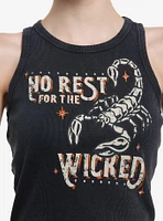 No Rest For Wicked Scorpion Girls Tank Top