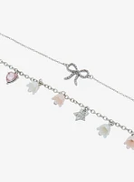 Sweet Society Ghost Flower Ribbon Bracelet Set