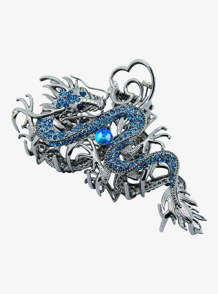 Thorn & Fable Blue Gem Dragon Claw Hair Clip