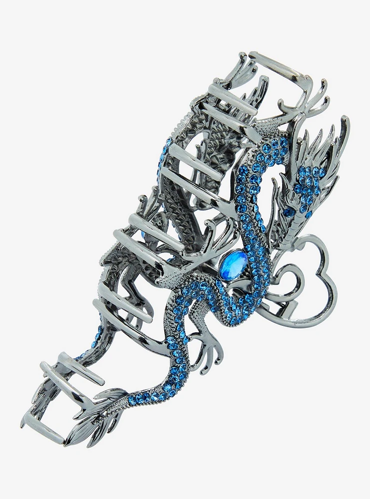 Thorn & Fable Blue Gem Dragon Claw Hair Clip