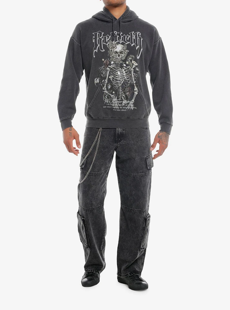 Social Collision Rebirth Skeleton Hoodie