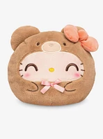 TeeTurtle Sanrio Hello Kitty Latte Bear 6 Inch Reversible Plush