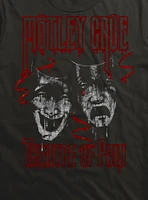 Motley Crue Theatre Of Pain Logo T-Shirt