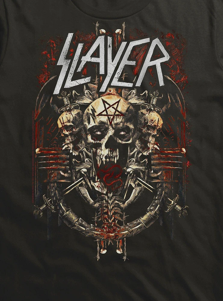 Slayer Pentagram Skull T-Shirt