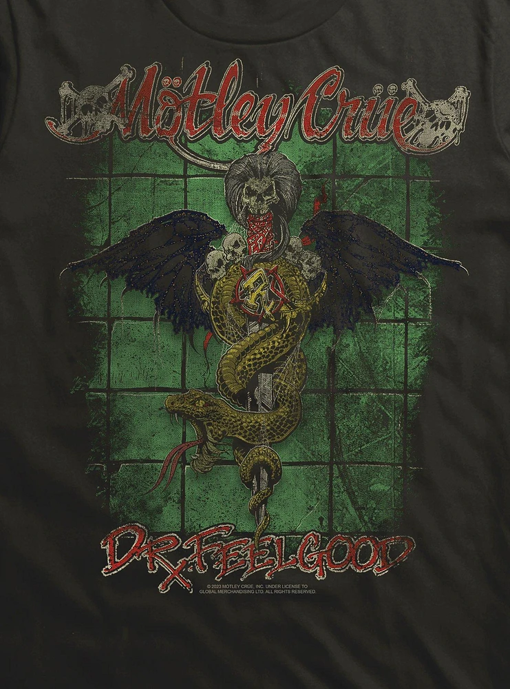 Motley Crue Dr. Feelgood Logo T-Shirt