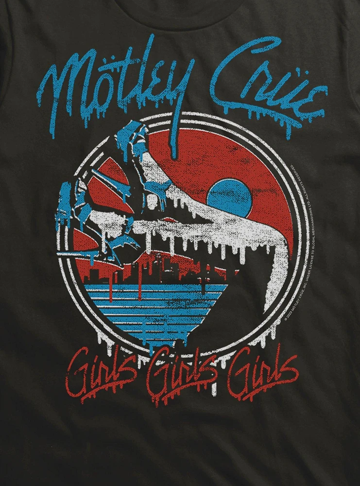 Motley Crue Girls Drip T-Shirt