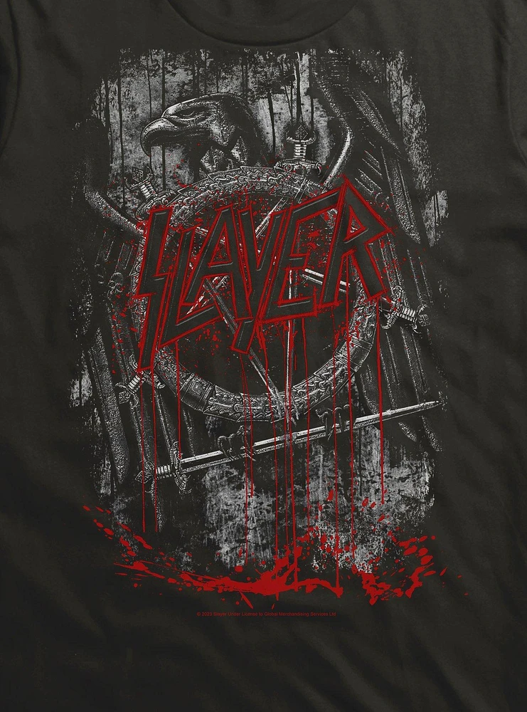 Slayer Dripping Blood Logo T-Shirt