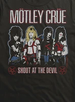 Motley Crue Shout At The Devil Pentagrams T-Shirt