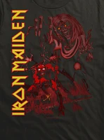 Iron Maiden The Number Of Beast Red Cover T-Shirt