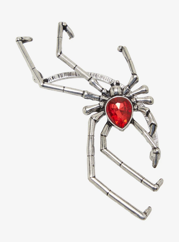 Social Collision Spider Gem Ear Cuff