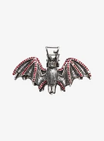 Social Collision Bat Red Gem Claw Hair Clip