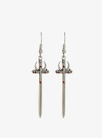 Social Collision Crescent Moon Dagger Earrings