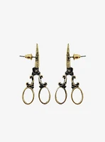 Thorn & Fable Antique Scissor Earrings