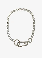 Social Collision Carabiner Chain Necklace