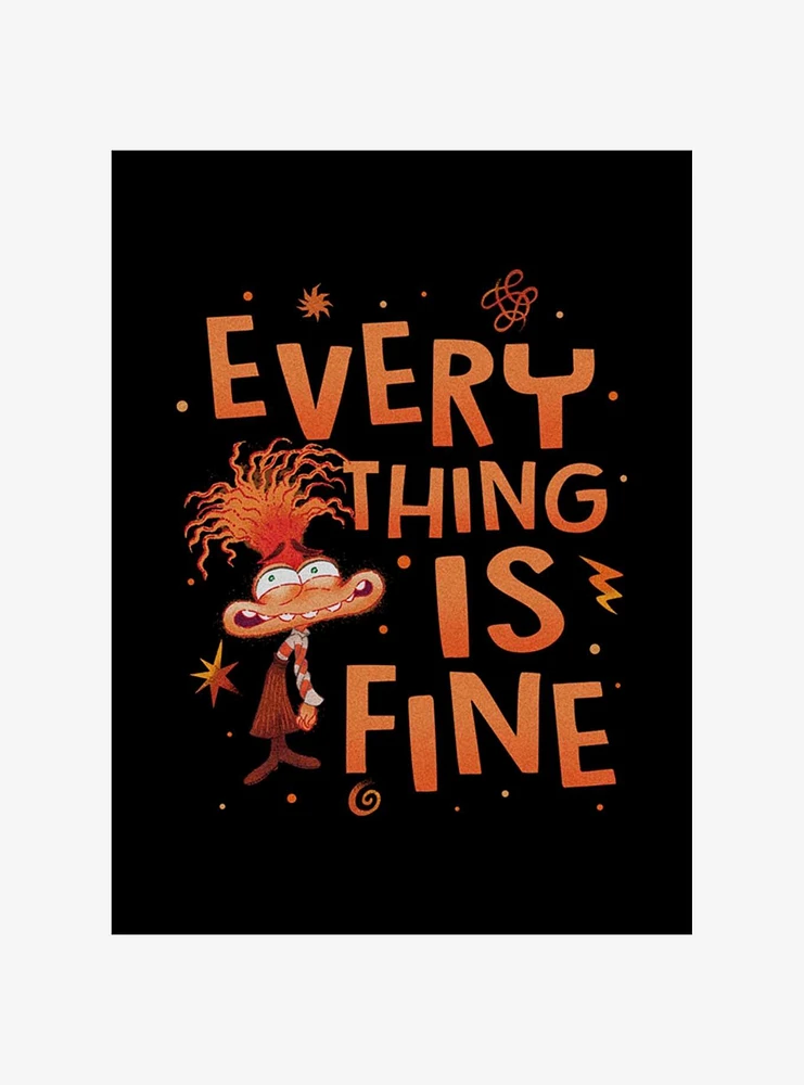 Disney Pixar Inside Out 2 This Is Fine T-Shirt