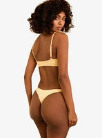 Dippin' Daisy's Seaport High Cut Thong Swim Bottom Vanilla