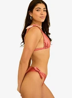 Dippin' Daisy's Lucy Side Knots Cheeky Swim Bottom Dusty Rose