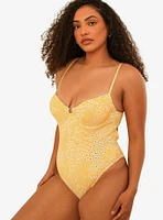 Dippin' Daisy's Saltwater Thigh High Swim One Piece Golden Ditsy