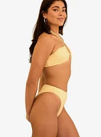 Dippin' Daisy's Amalfi String Tie Bandeau Swim Top Vanilla