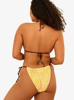 Dippin' Daisy's Paris Cheeky Swim Bottom Golden Ditsy