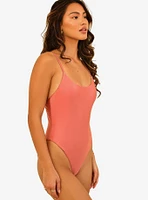 Dippin' Daisy's Star Scoop Neckline Swim One Piece Dusty Rose