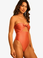 Dippin' Daisy's Devon Strapless Swim One Piece Dusty Rose