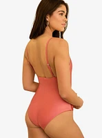 Dippin' Daisy's Bliss Moderate Coverage Swim One Piece Dusty Rose