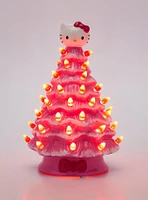 Sanrio Hello Kitty Light-Up Pink Ceramic Christmas Tree