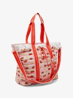 Strawberry Shortcake Berry Scalloped Allover Print Tote