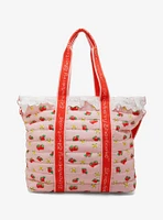 Strawberry Shortcake Berry Scalloped Allover Print Tote