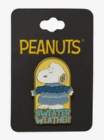 Peanuts Snoopy Sweater Weather Enamel Pin — BoxLunch Exclusive