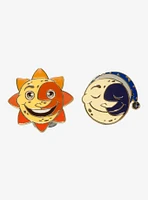 Five Nights at Freddy's: Security Breach Daycare Attendant Sun and Moon Enamel Pin Set — BoxLunch Exclusive