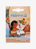 Loungefly Disney Moana 2 Simea, Pua, & Hei Hei Sliding Enamel Pin - BoxLunch Exclusive